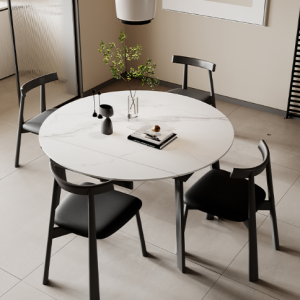 ygzt5131 telescopic stone slab dining table [in stock, ready to ship]